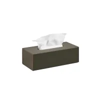 Zdjęcie Wyjątkowe pudełko na chusteczki 25x12xH8 cm w kolorze oliwki