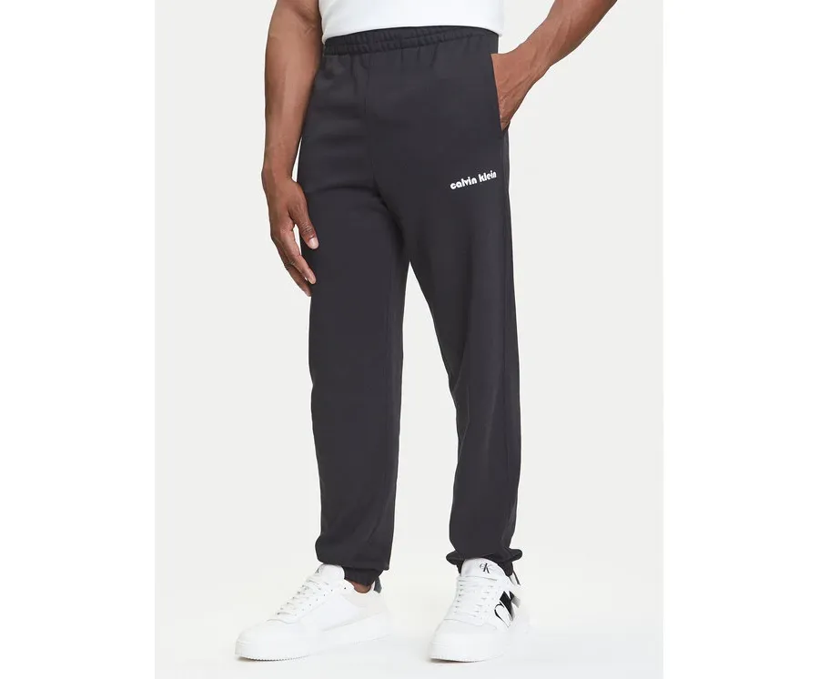 obrazek 1 Calvin Klein Jeans Spodnie dresowe LV04RC294G Czarny Regular Fit