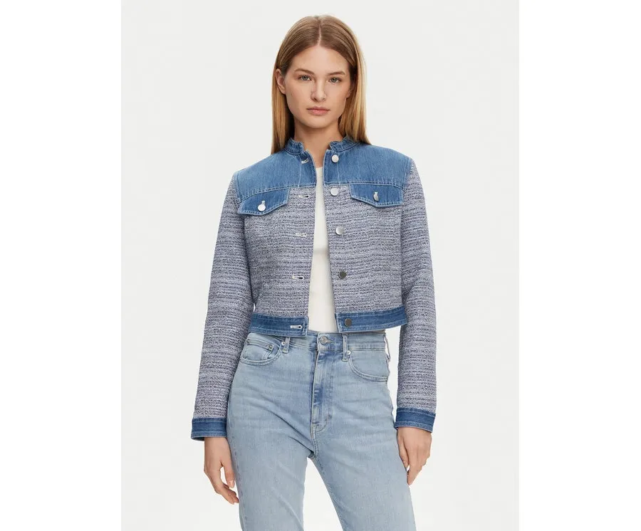 obrazek 1 Guess Kurtka jeansowa W5GL23 WH610 Niebieski Regular Fit