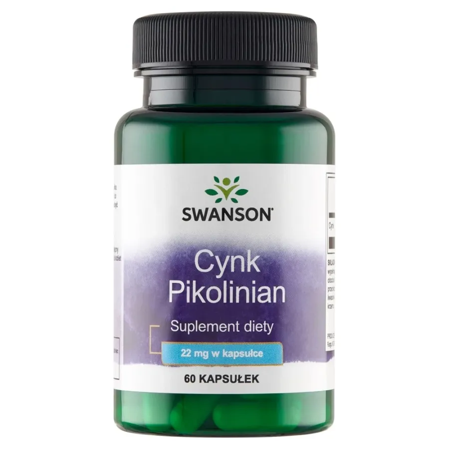 obrazek 1 Swanson Cynk Pikolinian 22 mg Kapsułki