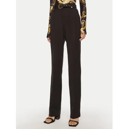 Zdjęcie Versace Jeans Couture Spodnie materiałowe 77HAA117 Czarny Straight Fit