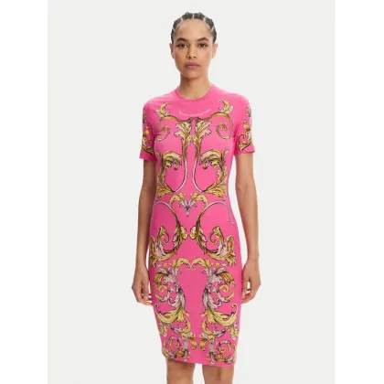 Zdjęcie Versace Jeans Couture Sukienka codzienna 78HAO9P9 Różowy Slim Fit