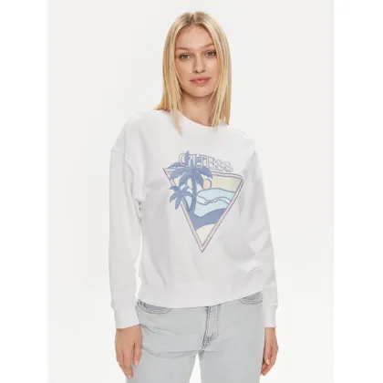 Zdjęcie Guess Bluza W4GQ11 KBK32 Biały Relaxed Fit