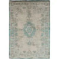 Picture Luxurious turquoise-gray classic rug - JADE OYSTER 8259