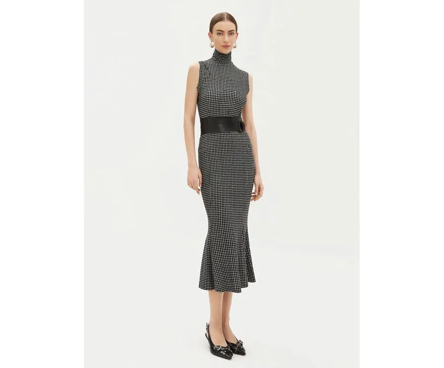 obrazek 1 NORMA KAMALI Sukienka codzienna KK3243PLA63665 Szary Slim Fit
