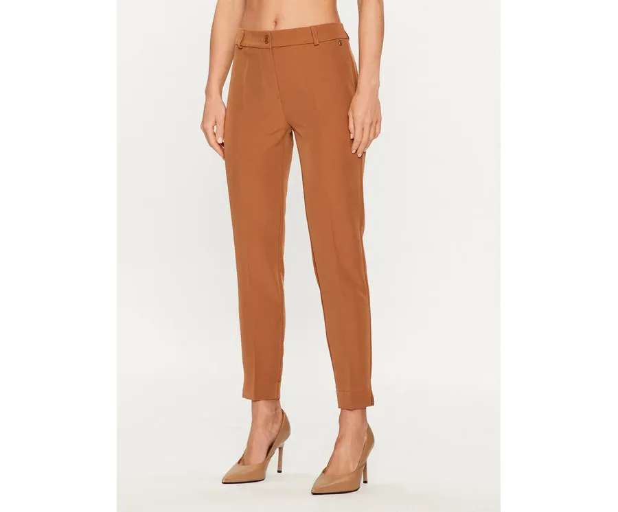 obrazek 1 Maryley Spodnie materiałowe 23IB52Z/41AL Brązowy Regular Fit