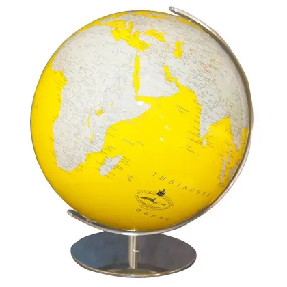Picture Artistic globe - yellow