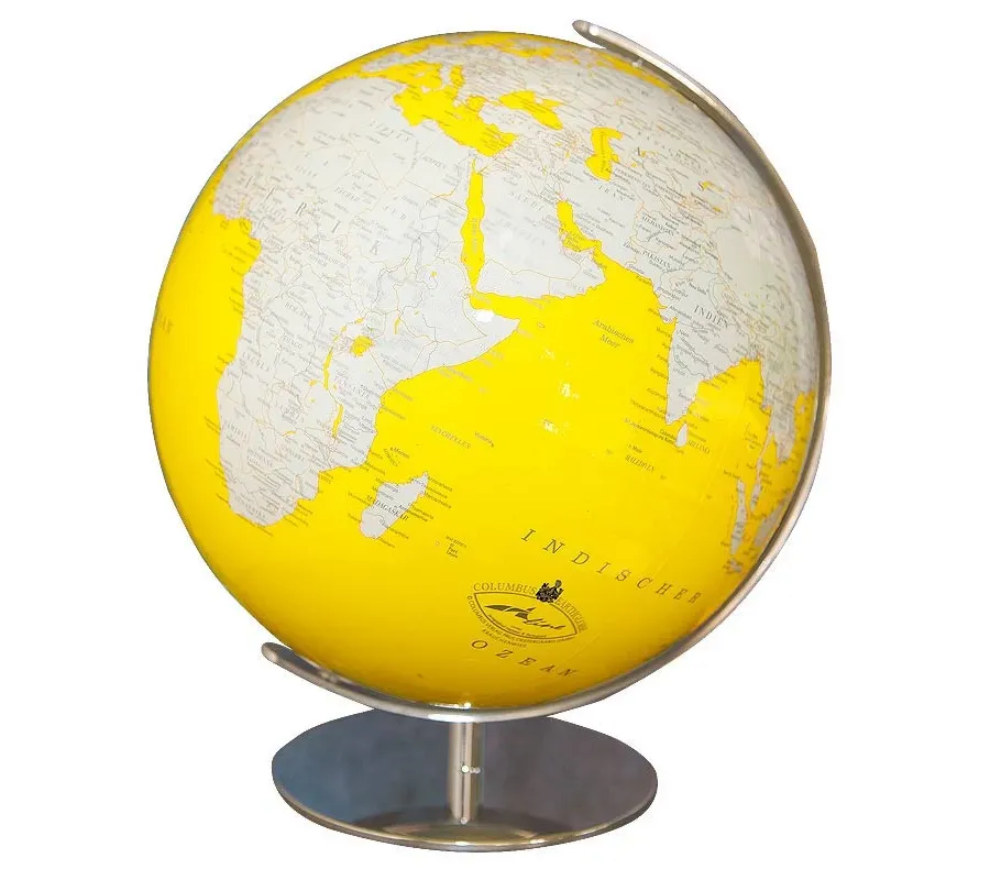 obrazek 1 Artystyczny globus - żółty