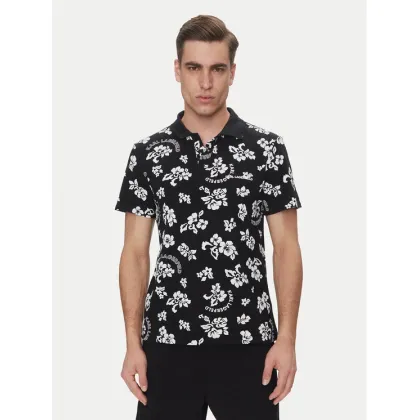 Zdjęcie KARL LAGERFELD Polo A2M46036 Czarny Regular Fit