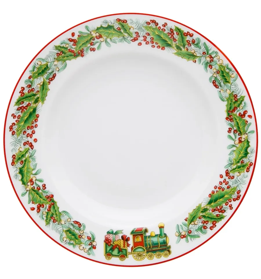 obrazek 7 Porcelanowy zestaw 6 talerzy do zupy z kolekcji Christmas Magic inspirowanej Londynem - Vista Alegre