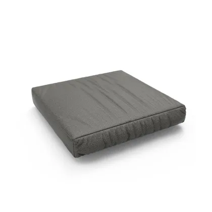 Picture Pillow with a removable cover made of waterproof material in a delicate slate color