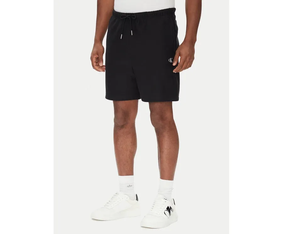 obrazek 1 Calvin Klein Jeans Szorty sportowe Premium Terry LV04RC280G Czarny Regular Fit