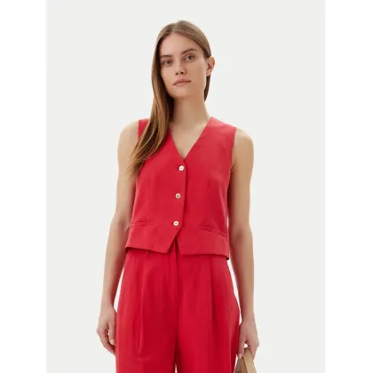 Zdjęcie LOLA CASADEMUNT Kamizelka LS2502007 Czerwony Regular Fit