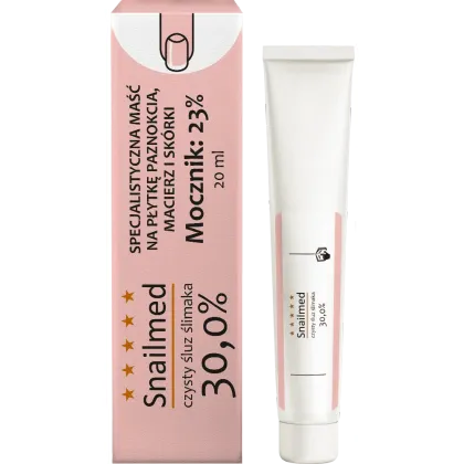 Zdjęcie Snailmed Odbudowująca maść do paznokci ze śluzem ślimaka i mocznikem, 20 ml 20 ml