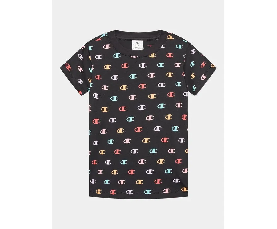 obrazek 1 Champion T-Shirt 404617 Czarny Regular Fit