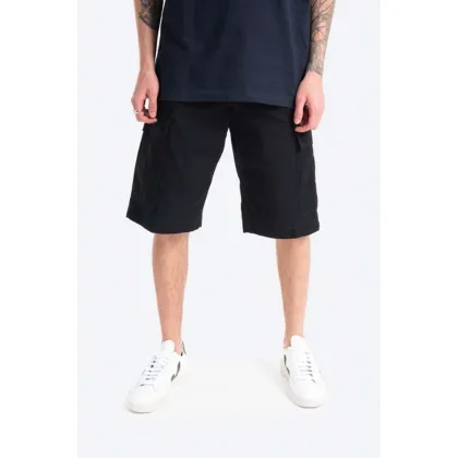 Zdjęcie Carhartt WIP szorty bawełniane Regular Cargo Short kolor czarny I028246.BLACK-BLACK