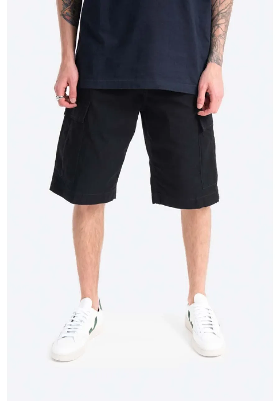 obrazek 1 Carhartt WIP szorty bawełniane Regular Cargo Short kolor czarny I028246.BLACK-BLACK