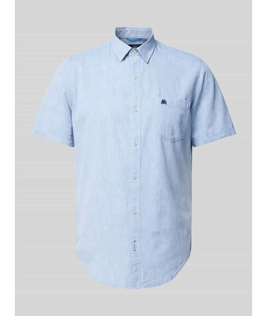obrazek 1 Koszula casualowa o kroju regular fit z wyhaftowanym logo