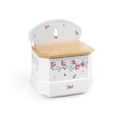 Zdjęcie Porcelanowy kuchenny wiszący pojemnik o wyjątkowym designie - Leander