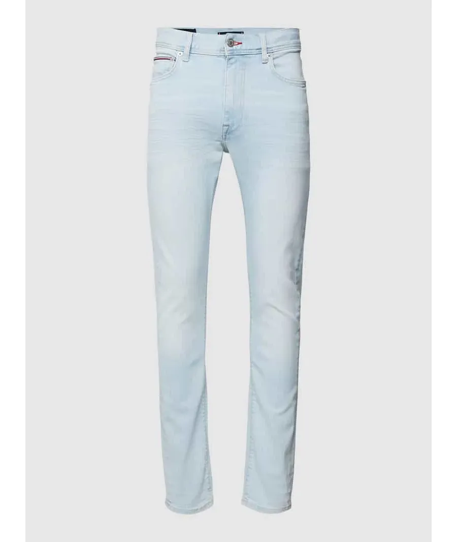 obrazek 1 Jeansy o kroju slim fit z 5 kieszeniami model ‘BLEECKER’