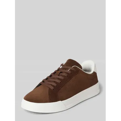 Zdjęcie Sneakersy ze skóry z detalami z logo model ‘COURT BETTER’