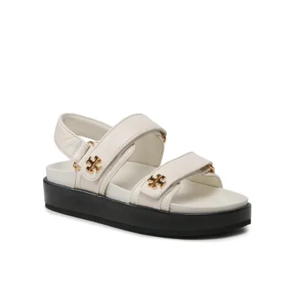 Zdjęcie Tory Burch Sandały Kira Sport Sandal Calf Leather 144328 Écru
