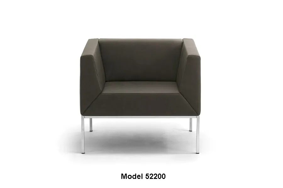 picture 7 Leather office or waiting room chair – Leyform