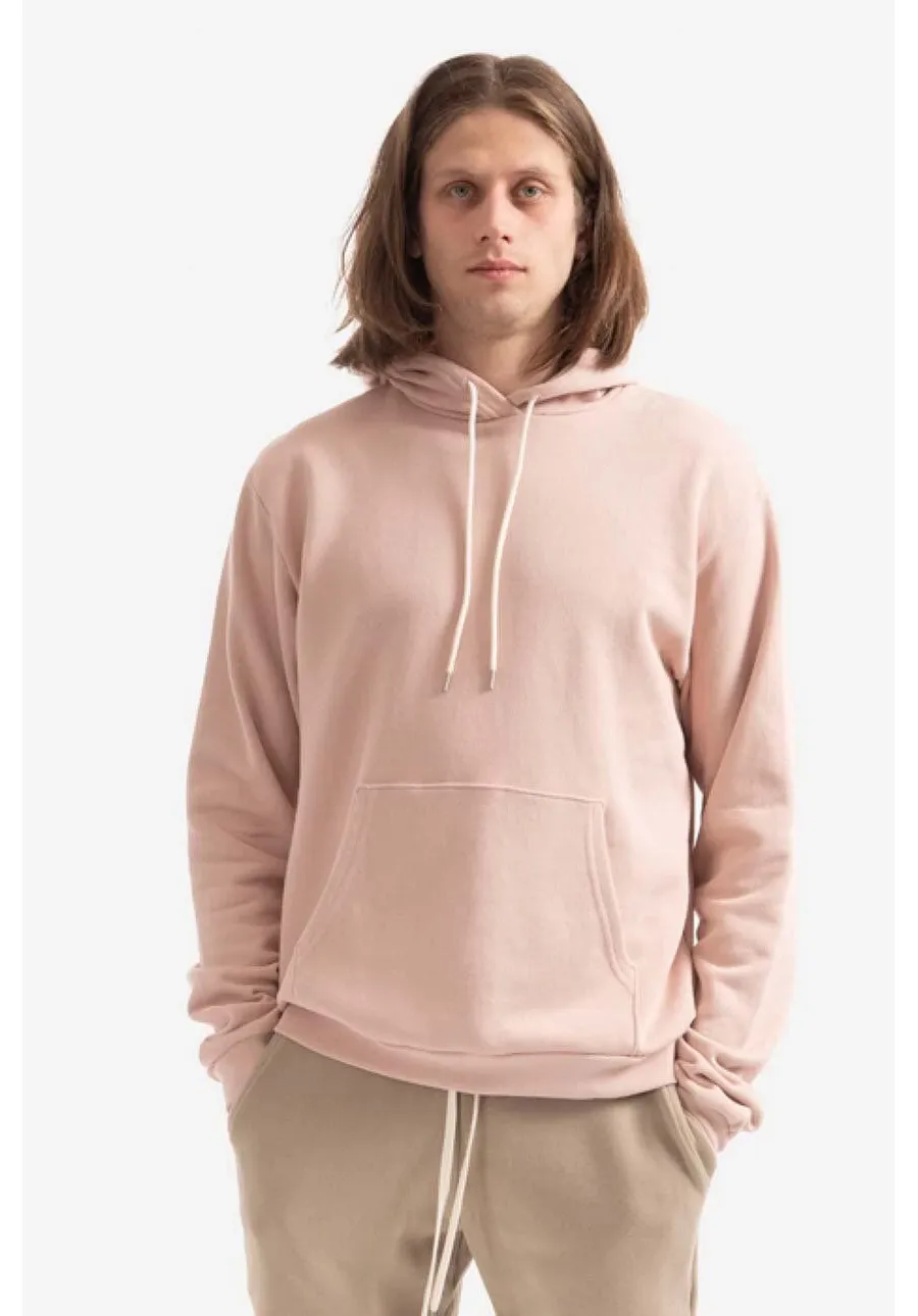 obrazek 1 John Elliott bluza bawełniana Beach Hoodie męska kolor różowy z kapturem gładka B121B00711A-ROZOWY