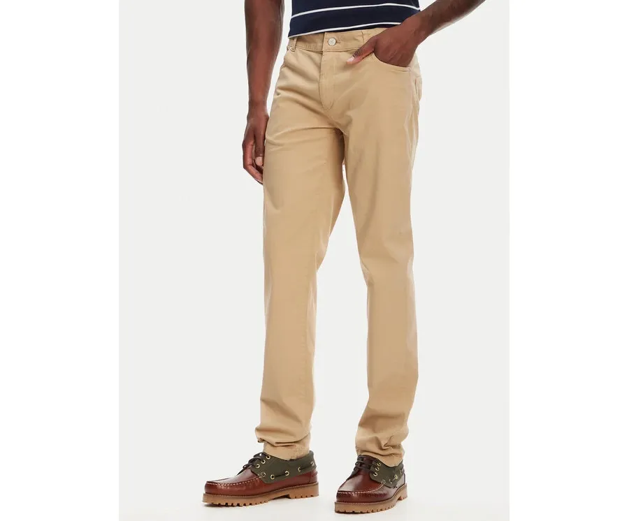 obrazek 1 Kappa Spodnie materiałowe Gabardine 67117PW Beżowy Regular Fit
