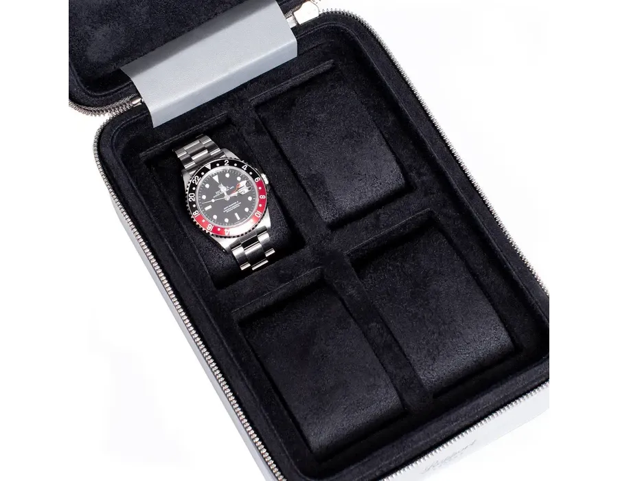 obrazek 3 Wysokiej jakości etui skórzane na cztery zegarki