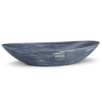 Zdjęcie Elegancka umywalka 60 cm ORION BASIC – PATINA, niebiesko-szary, lakier matowy