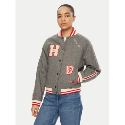 Zdjęcie Tommy Jeans Kurtka bomber DW0DW20547 Szary Regular Fit