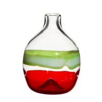 Zdjęcie Cudowny szklany wazon murano włoskiego producenta