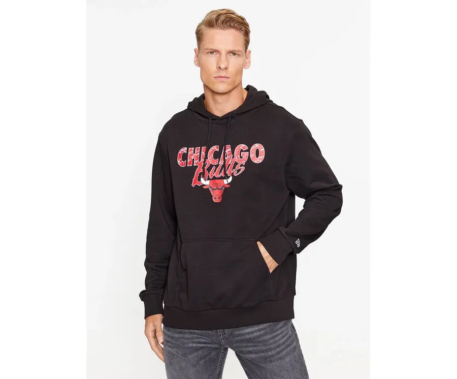 obrazek 1 New Era Bluza Team Script 60416450 Czarny Regular Fit