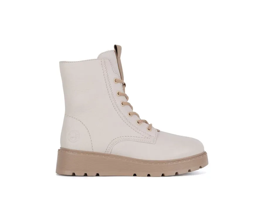 obrazek 1 Rieker Botki 70404-80 Biały