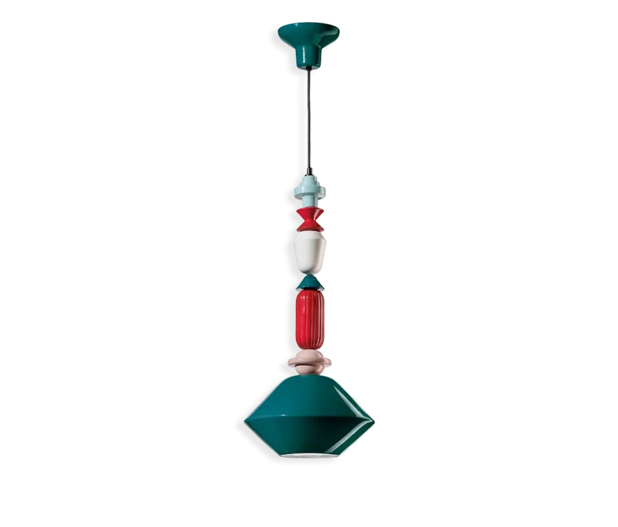 obrazek 2 Lampa wisząca Lariat w stylu awangardowym z Włoch