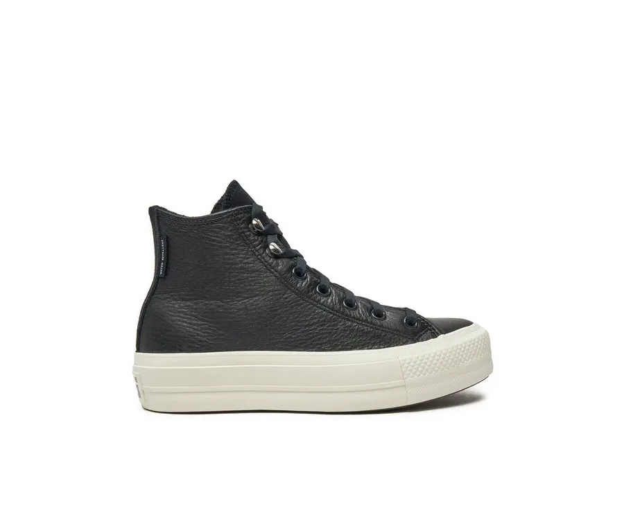 obrazek 1 Converse Trampki Chuck Taylor All Star Lift Platform Water Repellent Leather A08312C Czarny
