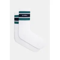 Zdjęcie Sporty & Rich skarpetki Serif Logo Striped kolor biały AC004516300WH27