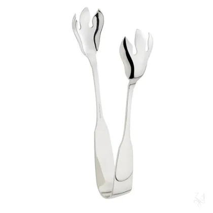 Picture Elegant silver-plated ice tongs - Zaramella Argenti