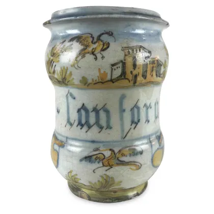 Zdjęcie Gustowny ceramiczny wazon z XVIII wieku