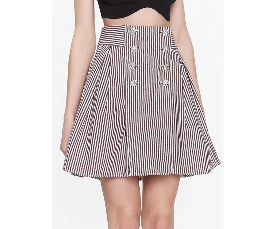 obrazek 1 Custommade Spódnica trapezowa Rosalin 999474931 Brązowy Regular Fit