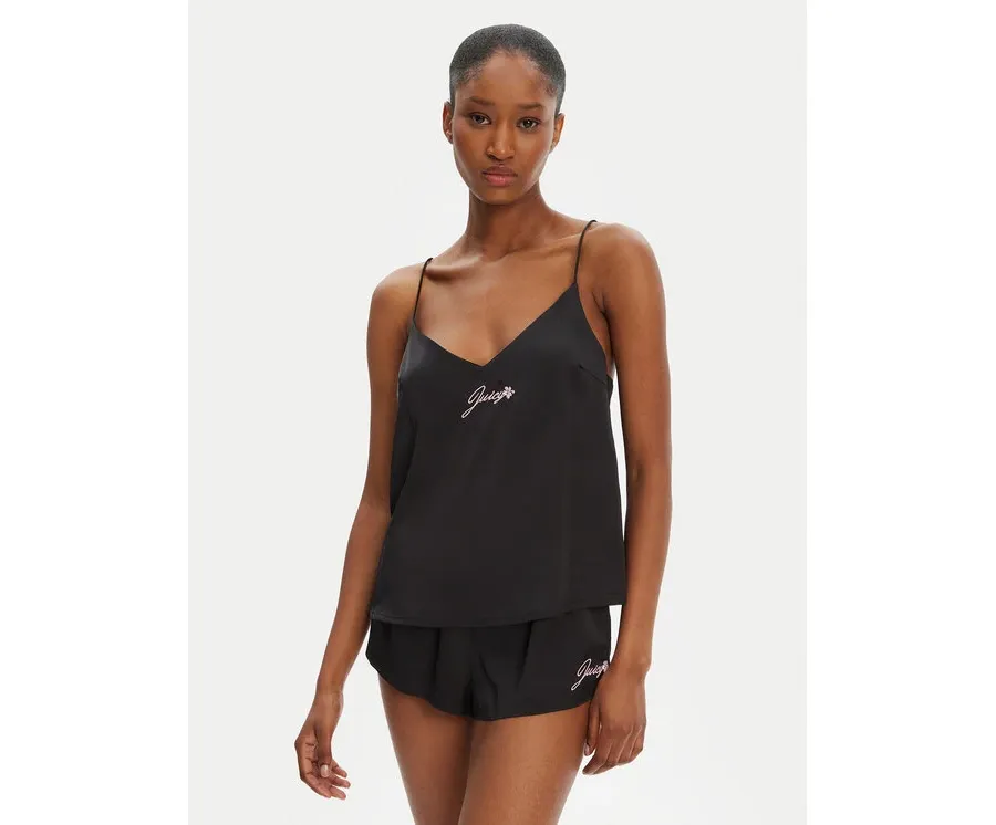 obrazek 1 Juicy Couture Koszulka piżamowa JCLCT125511 Czarny Regular Fit