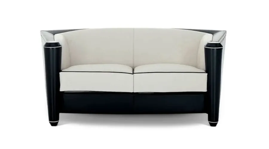 obrazek 1 Elegancka tapicerowana skórą sofa do luksusowych wnętrz