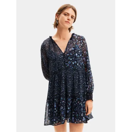 Zdjęcie Desigual Sukienka letnia Doque 24SWVW20 Granatowy Relaxed Fit