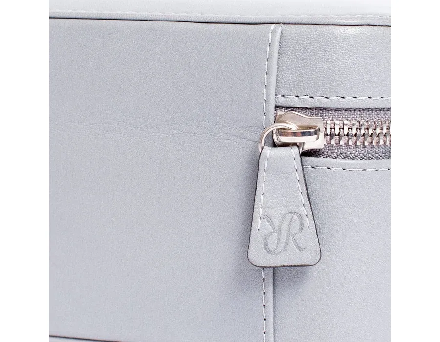 obrazek 5 Fantastyczne etui ze skóry na dwa zegarki w kolorze szarym