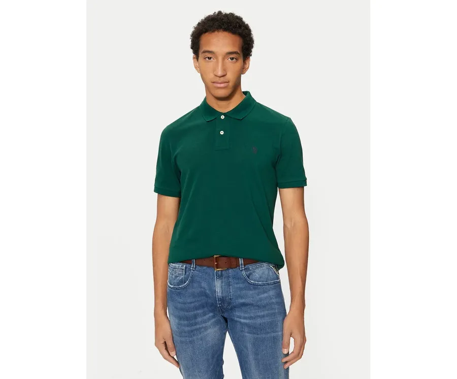 obrazek 1 U.S. Polo Assn. Polo MUP3312 Zielony Regular Fit