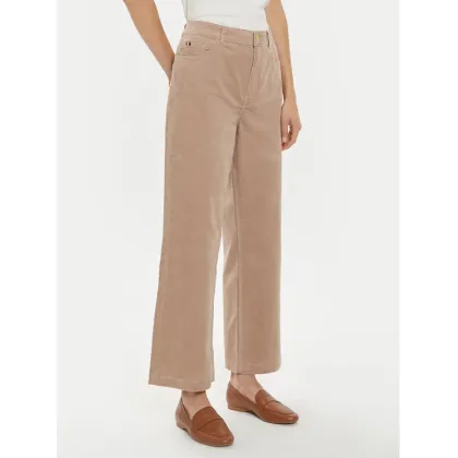 Zdjęcie Tommy Hilfiger Spodnie materiałowe WW0WW43631 Beżowy Relaxed Fit