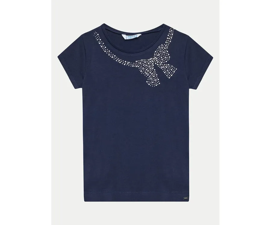 obrazek 1 Mayoral T-Shirt 174 Granatowy Regular Fit