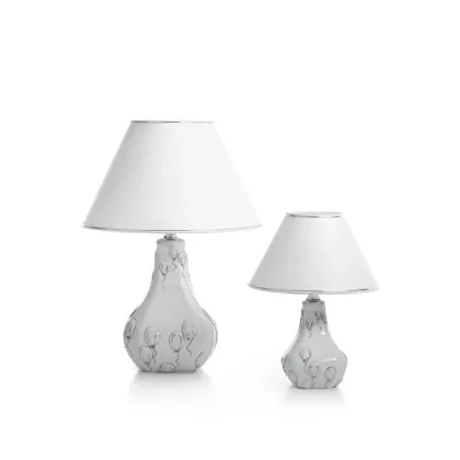 Zdjęcie Urocza porcelanowa lampka ze zdobieniem w kształcie baloników