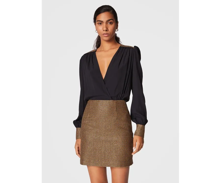 obrazek 1 TWINSET Sukienka koktajlowa 222TT2316 Czarny Regular Fit